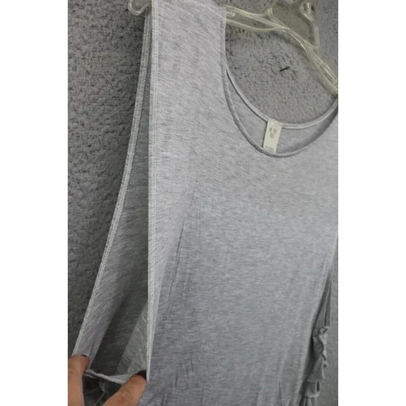 We the Free Women's Open Side Tank Top-Size Large-Rayon-Gray - Picture 5 of 9